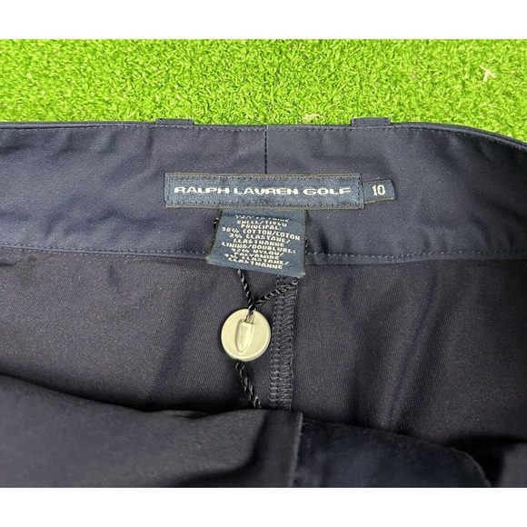 POLO GOLF Ralph Lauren Women blue Sz 10 Polo Poly Skort Pockets Polyester Blend - Picture 7 of 8